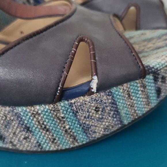 𝅺NATURALIZER N5 comfort sandal blue brown 8.5 - Picture 4 of 10